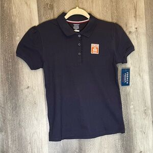 French Toast Girls Navy Uniform Polo Shirt. XL 14/16